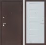 Металлическая дверь в квартиру Лабиринт CLASSIC антик медный 14 - Дуб кантри белый горизонтальный