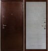 Металлическая дверь Лекс 5А Цезарь Квадро Графит софт (панель №72)