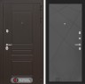 Металлическая входная дверь в квартиру Мегаполис 24 - Графит софт