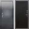 Металлическая дверь Лекс 3 Барк (Серый букле / Венге) панель №43