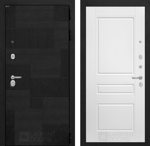 Входная дверь Лабиринт PAZL 03 - Белый софт