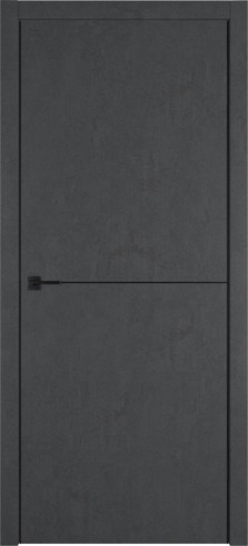 Дверь межкомнатная URBAN 1 | JET LOFT | SILVER MOULD | SE