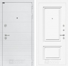 Металлическая дверь в квартиру Лабиринт Трендо 26 - Эмаль RAL 9003