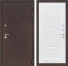 Металлическая дверь в квартиру Лабиринт CLASSIC антик медный 23 - Белый софт