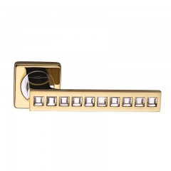 Дверная ручка Archie Sillur C-199 золото/кристаллы