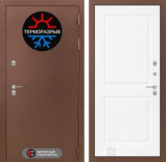Металлическая дверь в дом Лабиринт Термо Магнит 11 - Белый софт