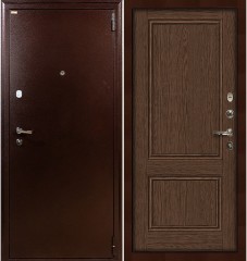 Металлическая дверь Лекс 1А Энигма Орех (панель №57)