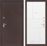Металлическая дверь в квартиру Лабиринт CLASSIC антик медный 21 - Белый софт