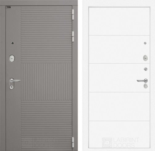 Входная дверь Лабиринт FORMA 13 - Белый софт