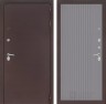 Металлическая дверь Лабиринт CLASSIC антик медный 29 - Серый рельеф софт