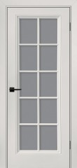 Межкомнатная дверь Текона Смальта-Sharm 11 lvory, Премиум сатинат + гравировка