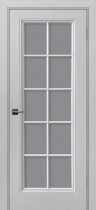 Межкомнатная дверь Текона Смальта-Sharm 11 Clear, Премиум сатинат + гравировка