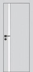 Дверь Profilo Porte PX-8 Агат, кромка с 4-х сторон LACOBEL белоснежный