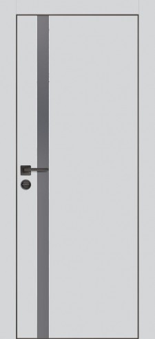 Дверь Profilo Porte PX-8 Агат, кромка с 4-х сторон LACOBEL серый
