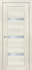 Дверь межкомнатная Техно-803 Бьянко белый сатинат, белый лакобель