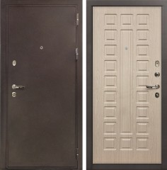 Металлическая дверь в квартиру Лекс 5А Цезарь Беленый дуб (панель №20)