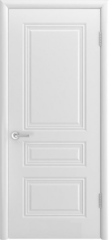 Дверь Трио Грейс Белая эмаль В1 ПГ