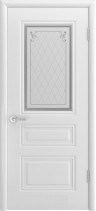 Дверь Трио Грейс Белая эмаль В1 ПО (рис.2)