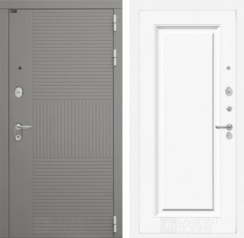 Входная дверь Лабиринт FORMA 27 - Эмаль RAL 9003