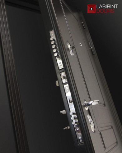 Металлическая входная дверь Мегаполис 06 - Сандал серый