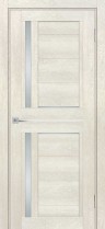 Дверь межкомнатная Техно-804 Бьянко сатинат белый, белый лакобель