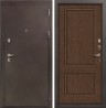 Металлическая дверь Лекс 5А Цезарь Энигма Орех (панель №57)