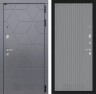 Металлическая дверь в квартиру Лабиринт COSMO 29 - Серый рельеф софт