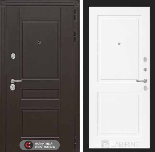 Металлическая входная дверь Мегаполис 11 - Графит софт