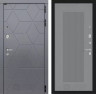 Металлическая дверь в квартиру Лабиринт COSMO 30 - Серый рельеф софт
