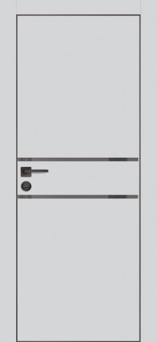 Дверь Profilo Porte PX-18 Агат, кромка с 4-х сторон LACOBEL серый
