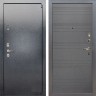 Металлическая дверь Лекс 3 Барк (Серый букле / Графит софт) панель №70