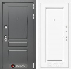 Металлическая дверь Лабиринт Платинум 27 - Эмаль RAL 9003
