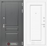 Металлическая дверь Лабиринт Платинум 27 - Эмаль RAL 9003