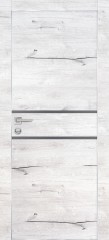 Дверь Profilo Porte PX-18 Дуб Артик, кромка с 4-х сторон ст. Металлик серый