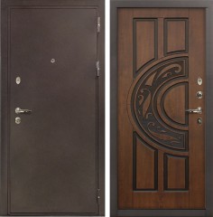 Металлическая дверь Лекс 5А Цезарь Голден патина (панель №27)