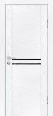 Дверь Profilo Porte PSM-4 Дуб скай белый, лакобель черный