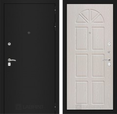 Металлическая дверь Лабиринт CLASSIC шагрень черная 15 - Алмон 25