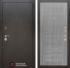 Металлическая входная дверь SILVER 06 - Сандал серый