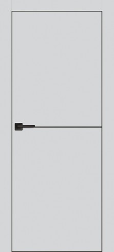 Дверь Profilo Porte PX-19 Агат, AL черная кромка с 4-х сторон
