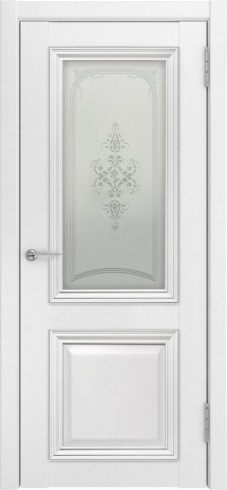 Дверь межкомнатная Люксор Лу-172, белый эмалит