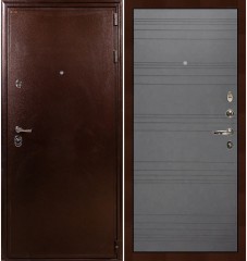 Металлическая дверь Лекс 5А Цезарь Графит софт (панель №70)