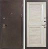 Металлическая дверь Лекс 5А Цезарь Баджио Кремовый ясень (панель №49)