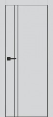 Дверь Profilo Porte PX-20 Агат, AL черная кромка с 4-х сторон