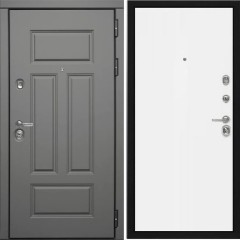 Входная дверь Cударь Diva ДИВА-МД-47 Ясень графит/Н-1 Белый софт