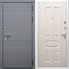 Входная дверь Cударь Diva ДИВА-МД-39 Серый матовый/M-3 Сандал белый