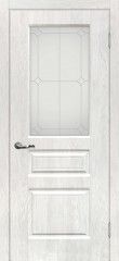 Дверь остекленная Версаль-2 Дуб жемчужный