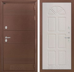 Металлическая дверь в дом Лабиринт Термо Лайт 15 - Алмон 25