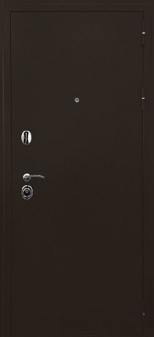 Металлическая входная дверь в квартиру Ратибор Троя 3К Орех Бренди