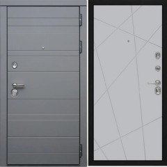 Входная дверь Cударь Diva ДИВА-МД-39 Серый матовый/Д-11 Силк маус