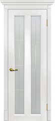 Дверь межкомнатная Тоскана-5 Пломбир, сатинат контурный полимер
